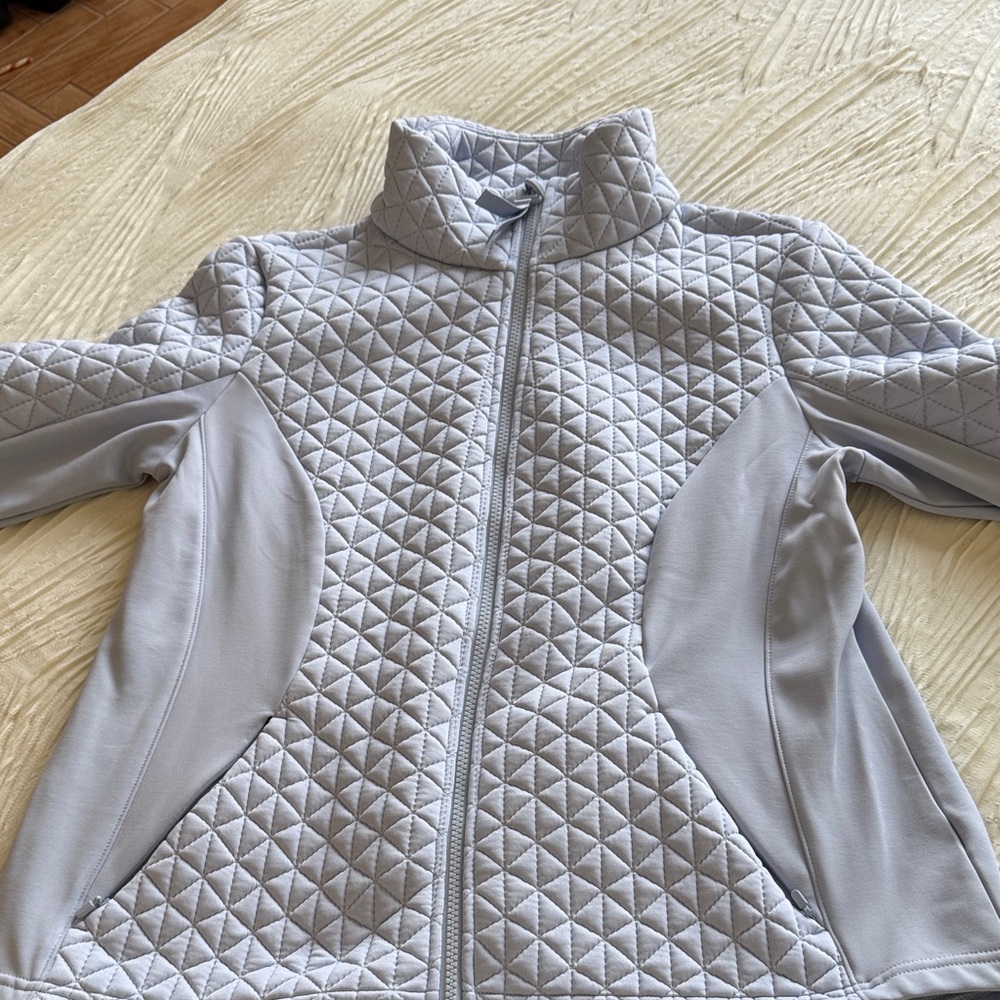 Avia Light Gray Quilted Jacket - image 1